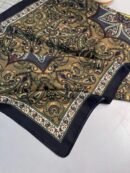 Etro Buta Desenli Pamuk Soft Şal - 377350 - Siyah Vizon