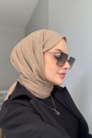 Organic Scarfs Bambu Kraş Şal Modeli- Tarçın