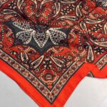 Etro Buta Desenli Pamuk Soft Şal - 377350 - Turuncu
