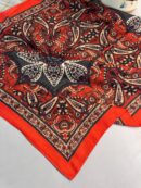 Etro Buta Desenli Pamuk Soft Şal - 377350 - Turuncu