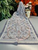 Lv Kemer Desen Pamuk Soft Şal 31230 - Açık Gri