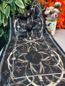 Lv Kemer Desen Pamuk Soft Şal 31230 - Acı Kahve