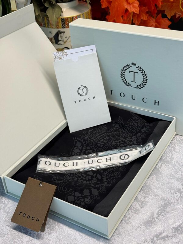 Touch İthal Pamuk İpek Şal – 415420 Antrasit