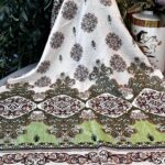 Hint Etro Desenli Pamuk Soft Şal - 658960 - Fıstık Yeşili