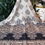 Hint Etro Desenli Pamuk Soft Şal - 658960 - Siyah Camel