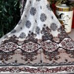 Dalgaların Dansı Naturel Pamuk Şal-443444-Bej