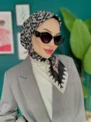 Fendi Bahar Esintisi Pamuk Keten Eşarp - Ekru