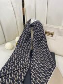 Dior Twill Eşarp-356535-Vizon Siyah