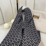 Dior Twill Eşarp-356535-Vizon Siyah
