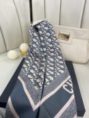 Dior Twill Eşarp-356537-Krem Siyah