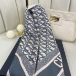 Dior Twill Eşarp-356537-Krem Siyah