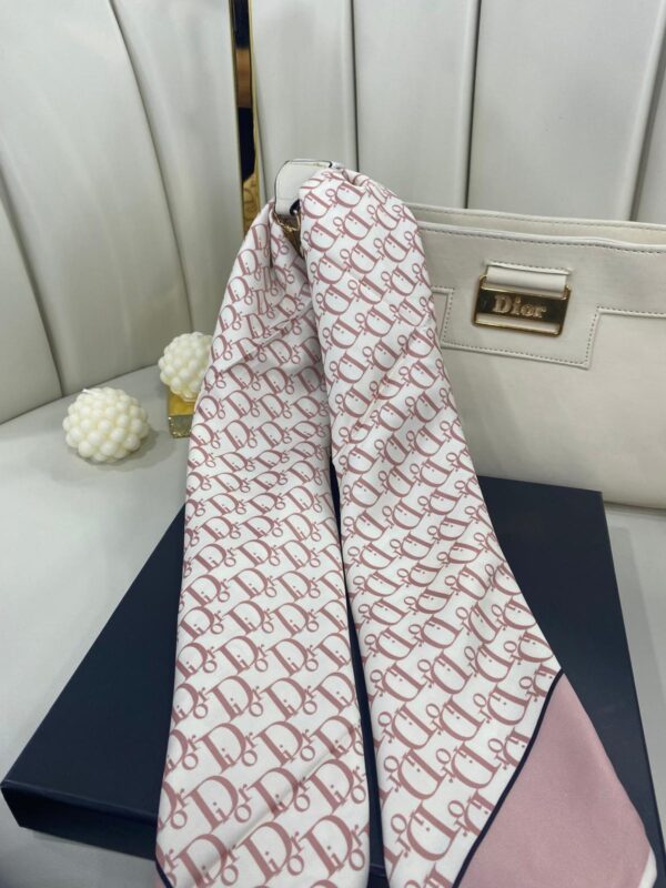 Dior Twill Eşarp-356533-Pudra Şekeri