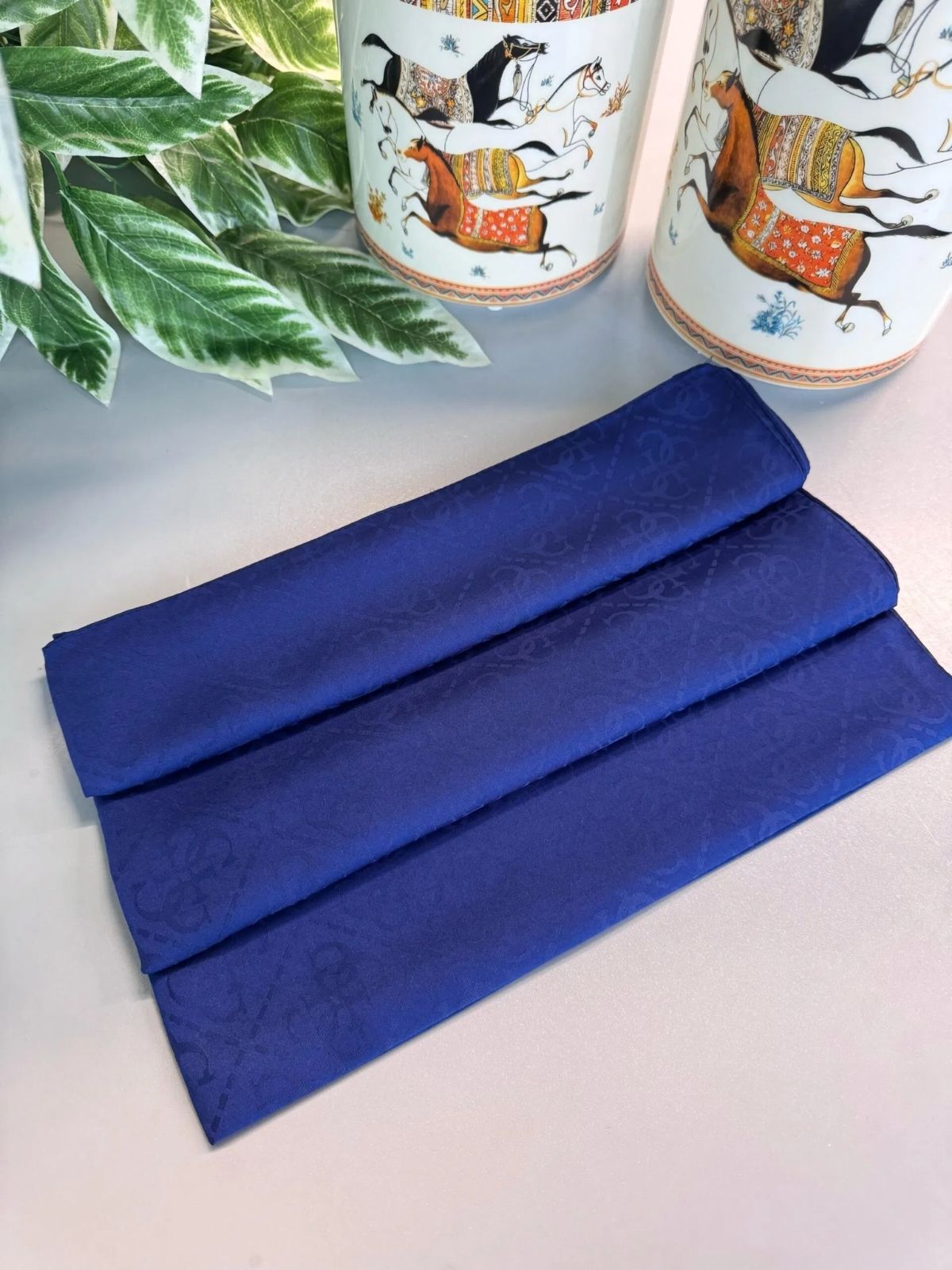 Guess Desen İpeksi Jakar Şal-75896- Saks - Görsel 5