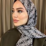 Guess Çift Taraflı Kaşmir İpek Şal- 7860- Gri