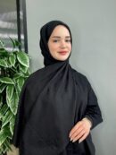 Guess Desenli İpek Kaşmir Çift Taraflı Şal - Siyah