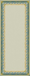 Fendi Monogram Pamuk Soft Şal 64302 - Nil Yeşili