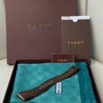 Vakko Desen Monogram İpeksi Şal 3444-Su Yeşili