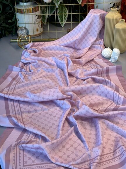 Vakko Puantiye Twill Şal- SOFT MOR