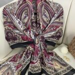 Etro Pamuk İpek Şal -987654-VİŞNE