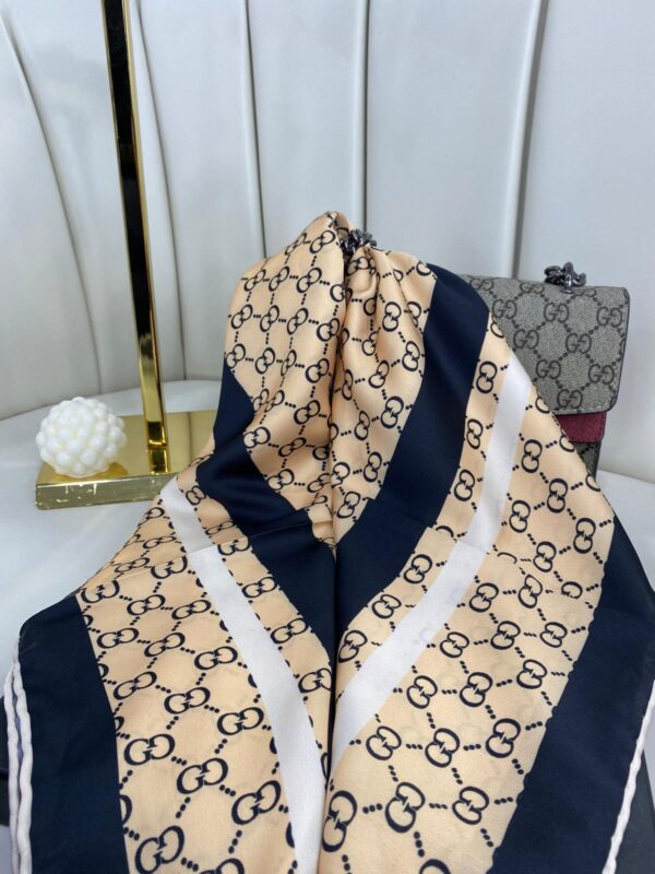 GUCCİ TWİLL EŞARP 5563 – KOYU BEJ