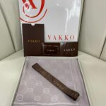 VAKKO ÇİFT TARAFLI KAŞMİR İPEK EŞARP 7859- PAMUK ŞEKERİ