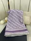 Dior Twill Eşarp-356540-Koyu Mor