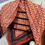 Dior Marka Eşarp - Nar Çiçeği