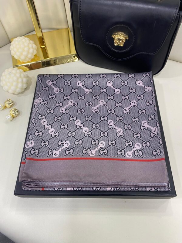 Gucci Desen Marka Eşarp – 62268 – Menekşe