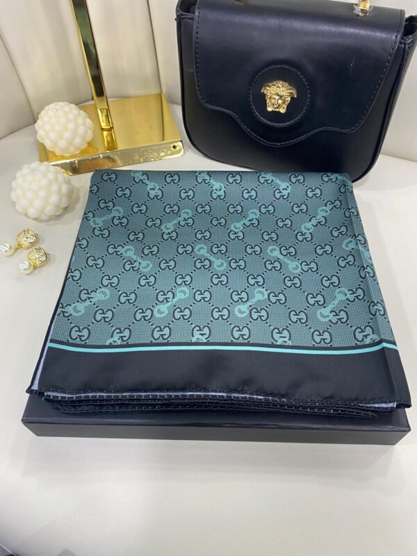 Gucci Desen Marka Eşarp – 62268 – Nane Yeşili