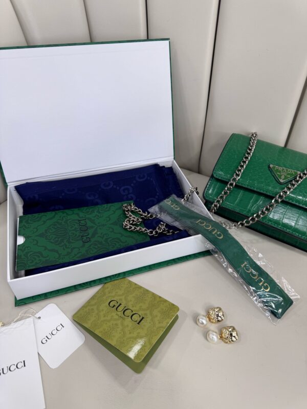 Gucci Tam Set Kutulu İthal Kaşmir İpek Şal – Lacivert