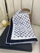 LV Twill Eşarp -124565-KoyU Siyah