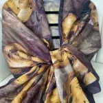 GÜL DESEN PAMUK ŞAL-989734-MÜRDÜM