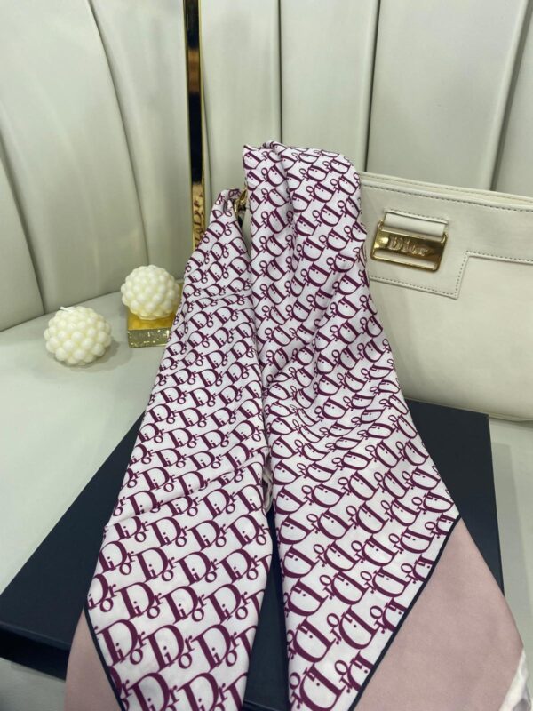 Dior Twill Eşarp-356532-Sütlü Kahve