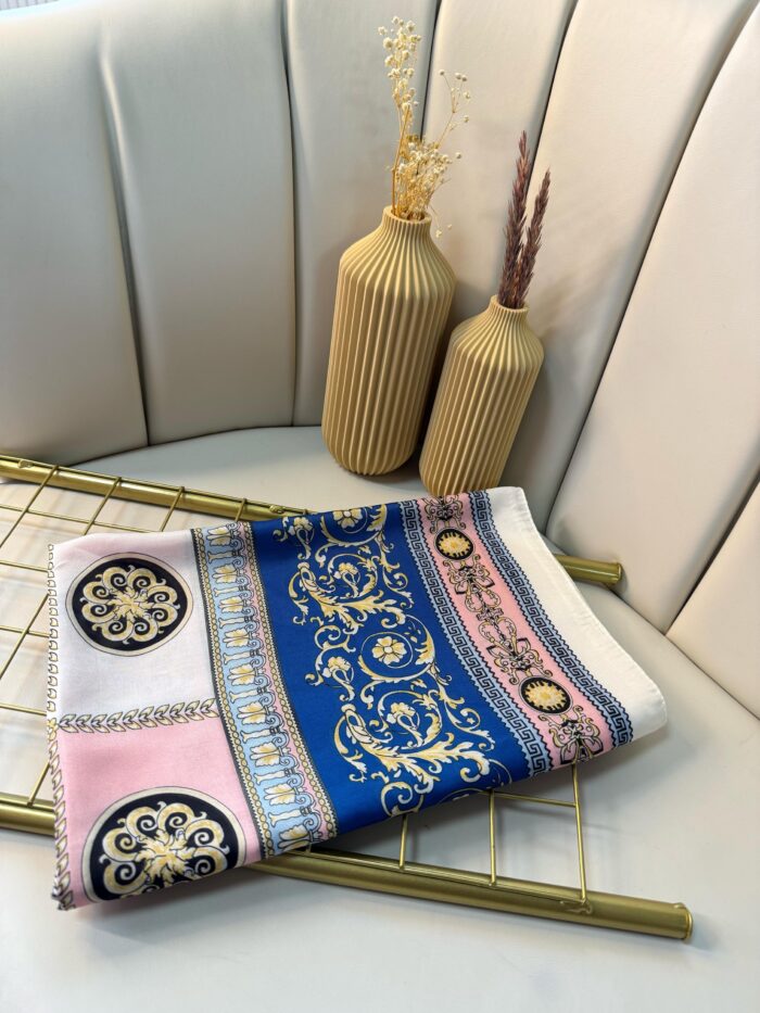 Versace Pamuk Soft Şal 61535 - Mercan - Görsel 2