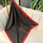 Fendi Pamuk İpek Şal 44109 - Bordo