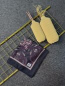Naturel Pamuk İpek Eşarp-545658-Gizemli Gül