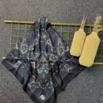 Naturel Pamuk İpek Eşarp-545658-Gölgelerin Dansı