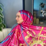Hermes İthal Vual İpek Şal - Fuşya