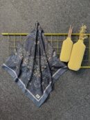 Naturel Pamuk İpek Eşarp -545658-Kül Yaprağı