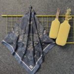 Naturel Pamuk İpek Eşarp -545658-Kül Yaprağı