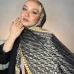 Fendi Çift Taraflı Vual İpek Şal 11143 - Somon