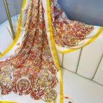 Hermes  Vual İpek Şal-741852-Mango