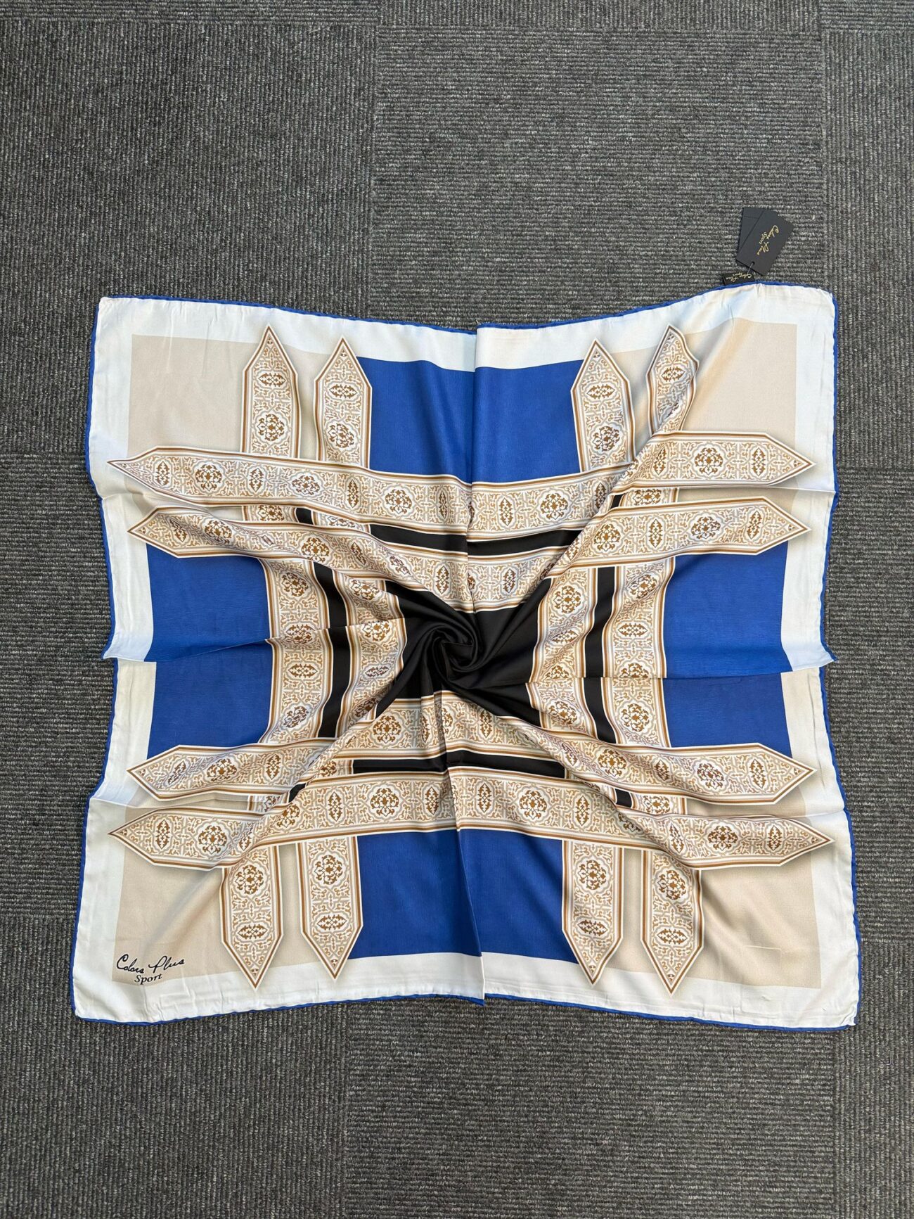 Twil   Eşarp-321660-Kemer Desen-Saks