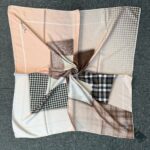 Twil  Eşarp-321661-Kazayağı Desen-Somon