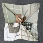 Twil  Eşarp-321661-Kazayağı Desen-Çağla