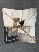 Twil  Eşarp-321661-Kazayağı Desen-Kahve