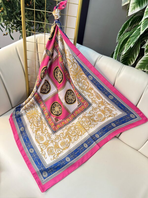Versace Pamuk Soft Şal 61535 – Fuşya