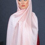 Fendi  İthal Yün  İpek Şal Tam Set Kutulu Sertifikalı-Pudra