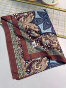Etro Buta Desenli Pamuk Soft Şal - 377350 - Bordo Vizon
