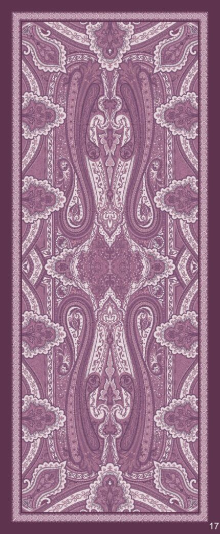 Yeni Etnik Pamuk Soft Şal 65301 - Erik Moru